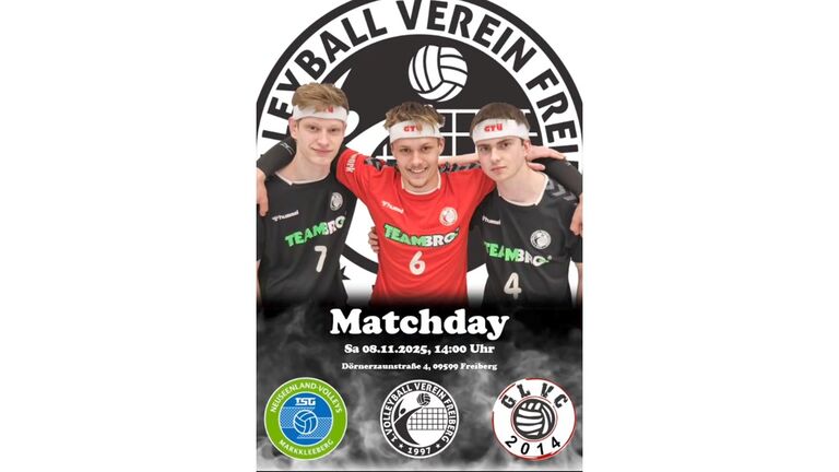 Matchday der Herren 1 am 8.11. in der Heubnerhalle